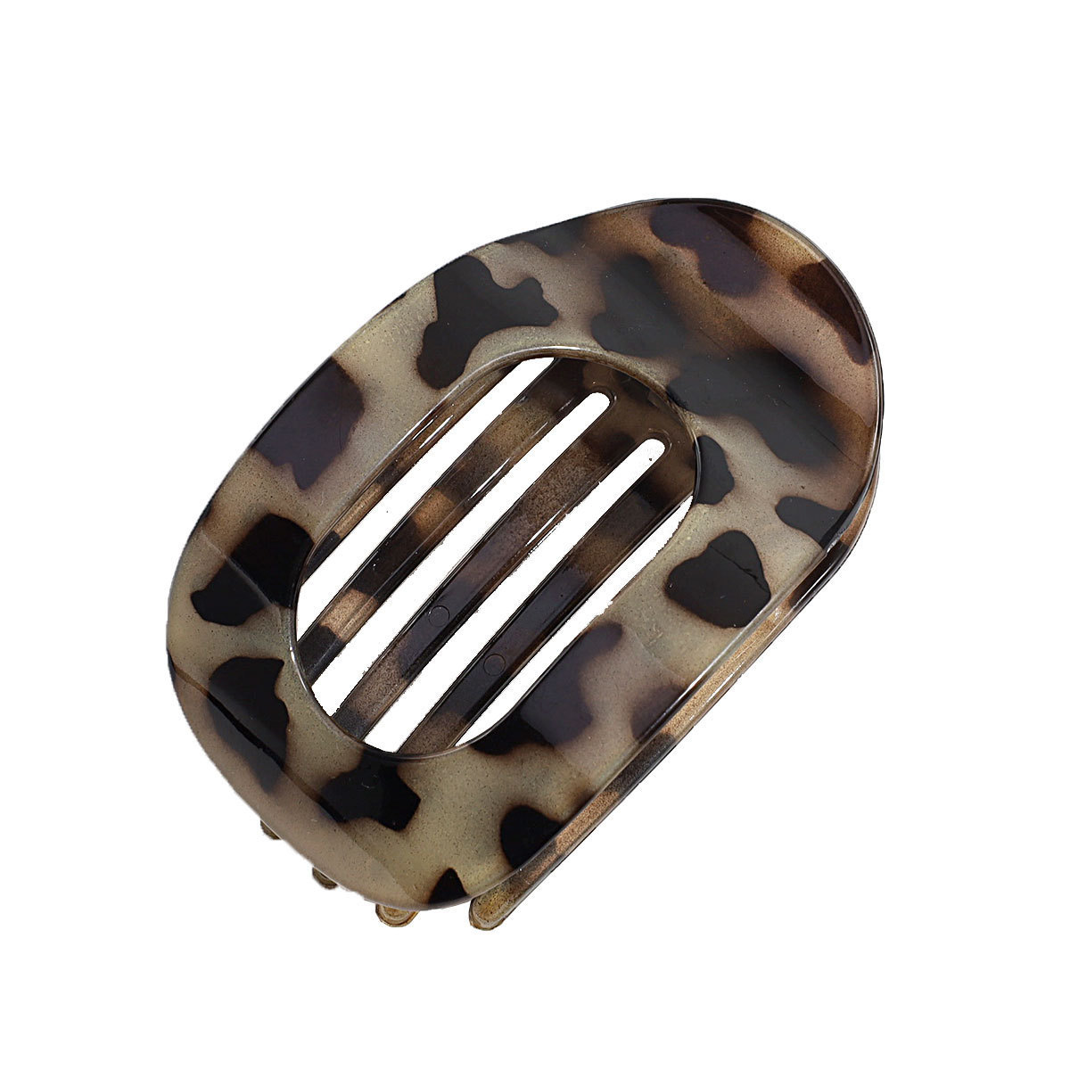 가벼운 표범 무늬 광택 표면