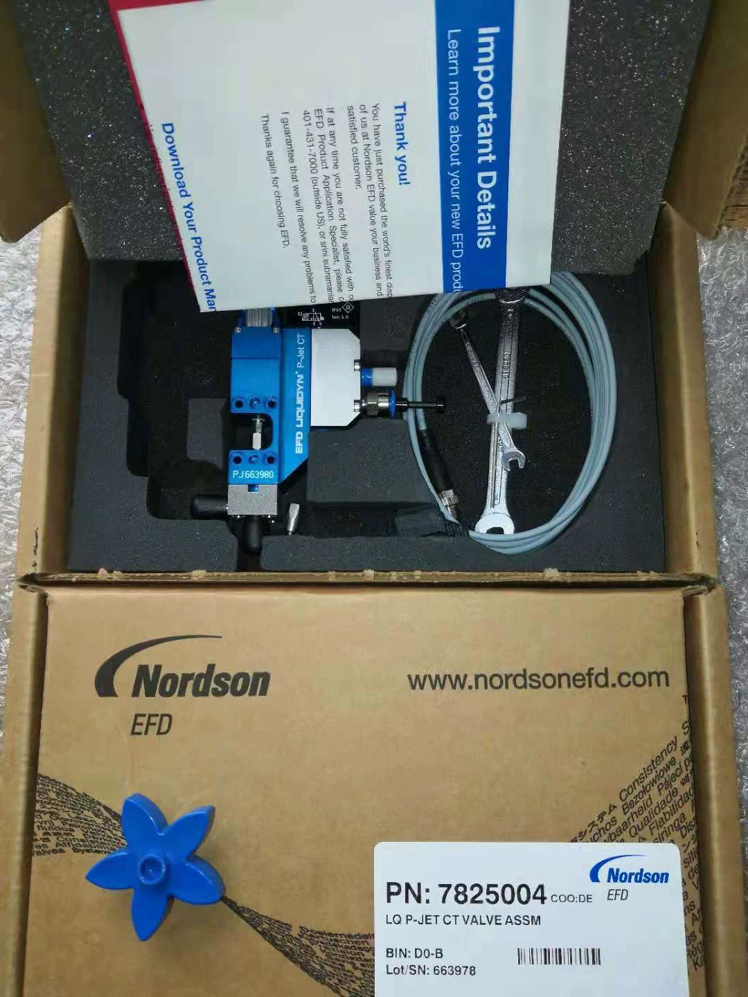 LQ-JET серии Norsin EFD CT VALVE ASSM ,PN:7825004