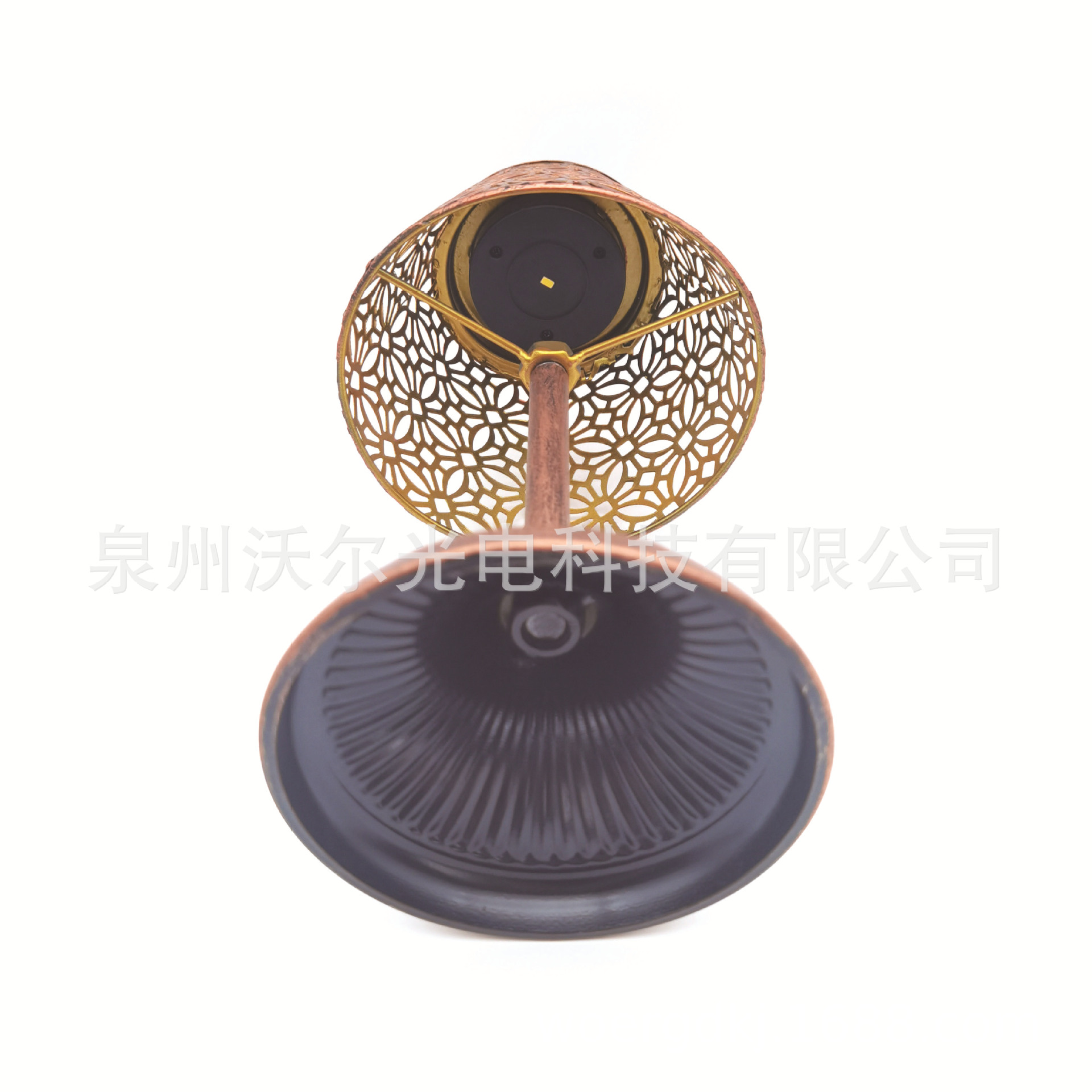 亚马逊 热销LED镂空太阳能灯 台灯形状IP65 草坪灯庭院装饰景观灯