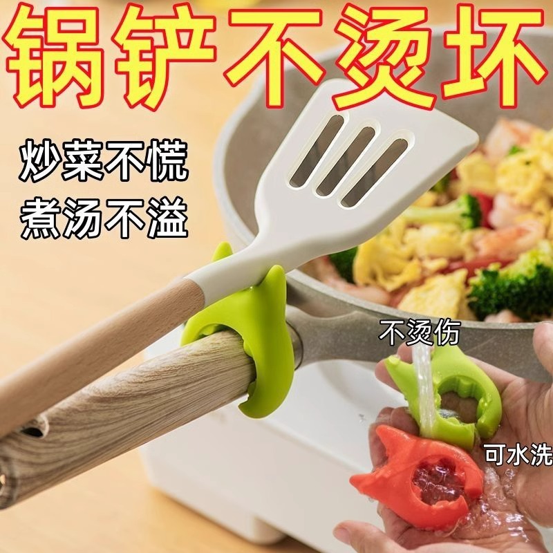小悪魔のシャベル棚の鍋の辺の鍋のシャベル棚の家庭用の鍋の蓋の棚の台所の食器棚のアイデアは滑り止めの棚を収納します。|undefined