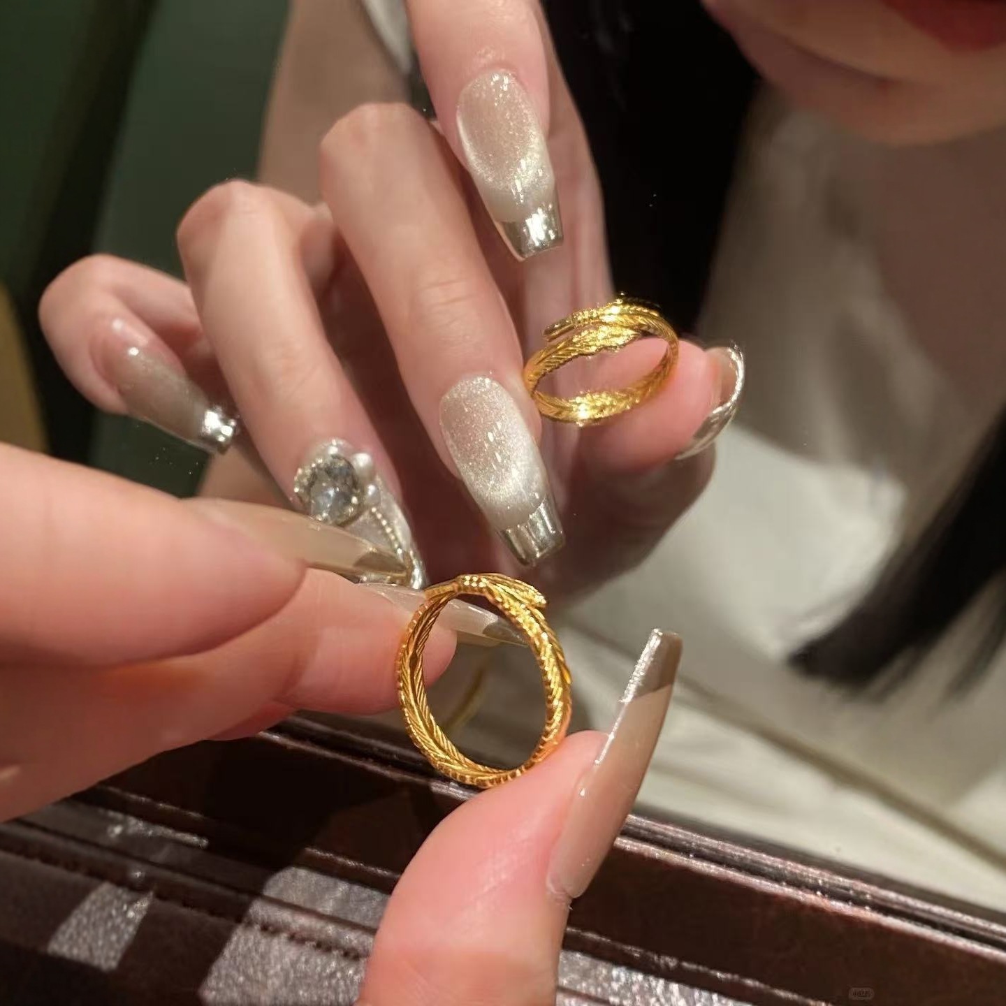 Funkelnder Designer Ring Für Damen, Elegant Und Bequem_voghion.com