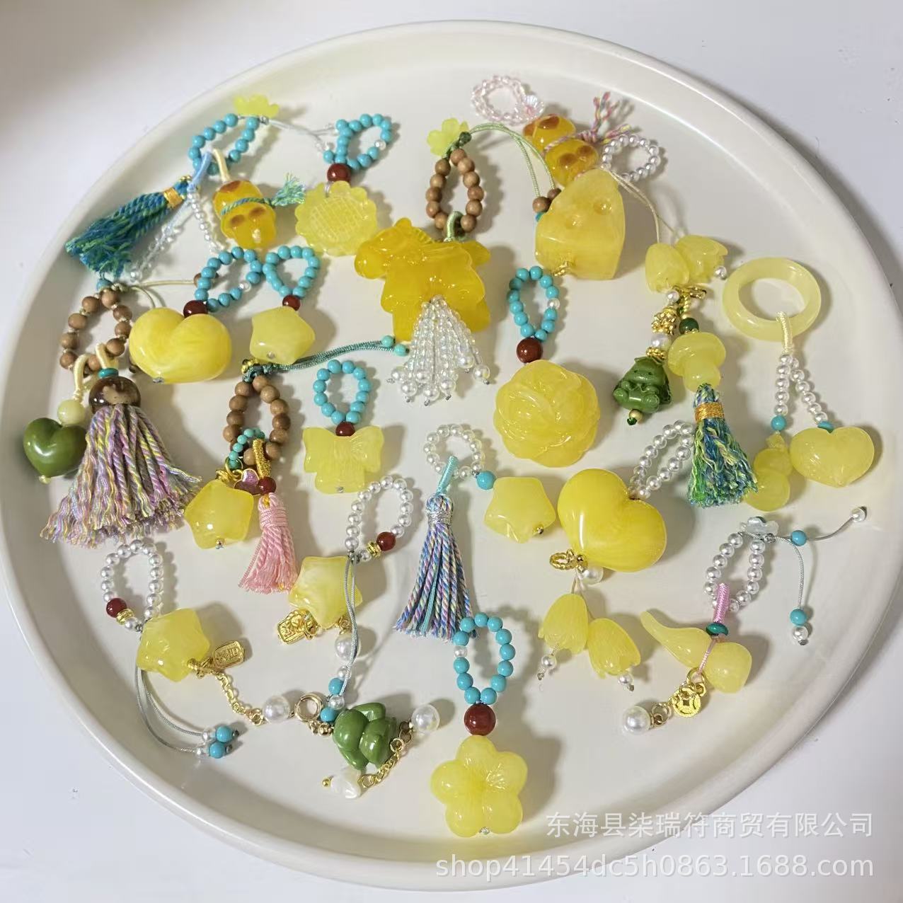 Hand-Woven Second-Generation Beeswax DIY Accessories, Beaded Jewelry, Bracelet Spacers, and Pendant Decorations