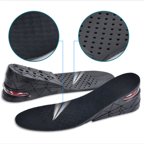 Self-produced and sold PVC heightening insoles for men and women, sports shock absorption, can be cut freely 3 5 7 9 cm