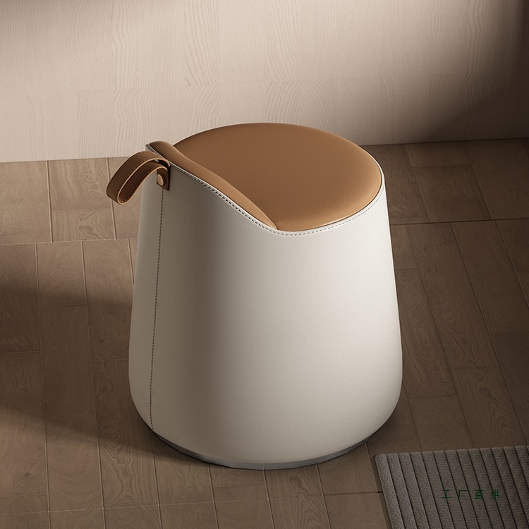 Makeup Stool Dressing Stool Chair Ins Bedroom Light Luxury Minimalist Dressing Table Stool Home Internet Celebrity Makeup Chair Low Stool