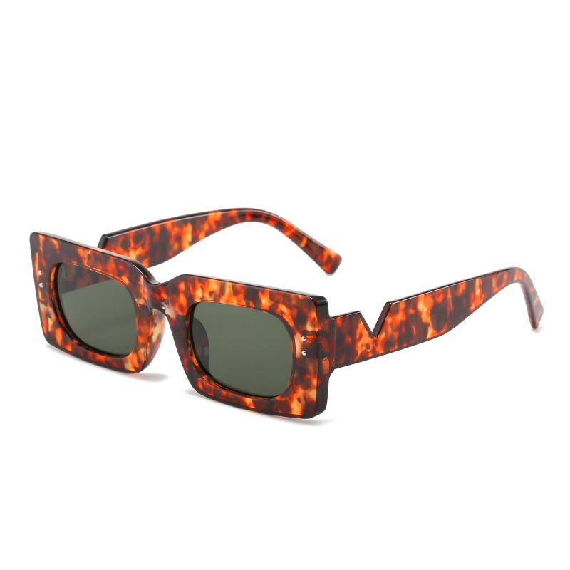 Nueva transfronteriza europea y americana francesa retro gafas de sol hombres y mujeres de protección solar de uñas de arroz pequeño marco gafas de sol fabricantes de comercio exterior