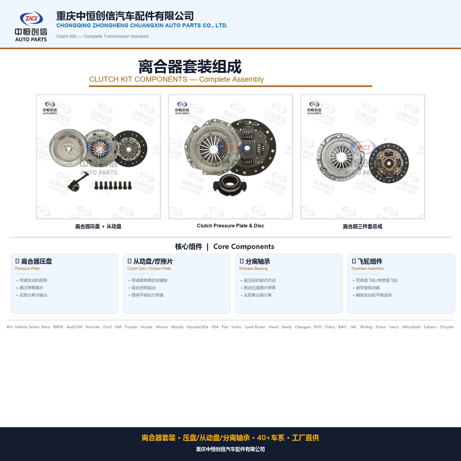 Suitable for Changan Star 1.0/1.0L clutch kit