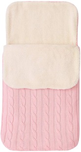 Factory Direct Supply of Customized New Warm, Fashionable, Skin-Friendly, Soft and Warm Lamb Wool Lined Knitted Baby Cotton Blanket