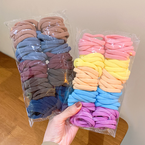 5.5CM bold high elastic towel ring hair tie wholesale basic style does not hurt hair rubber band women's hair accessories hair rope