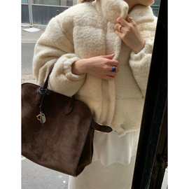 现 2025冬季新款韩国设计师ribb*nbit气质立领保暖羽绒服