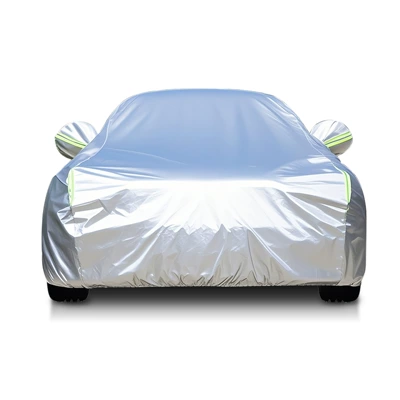 fleece-lined car sun-proof thickened | Car clothing - 2s-small-hatchback-aluminum-film-silver