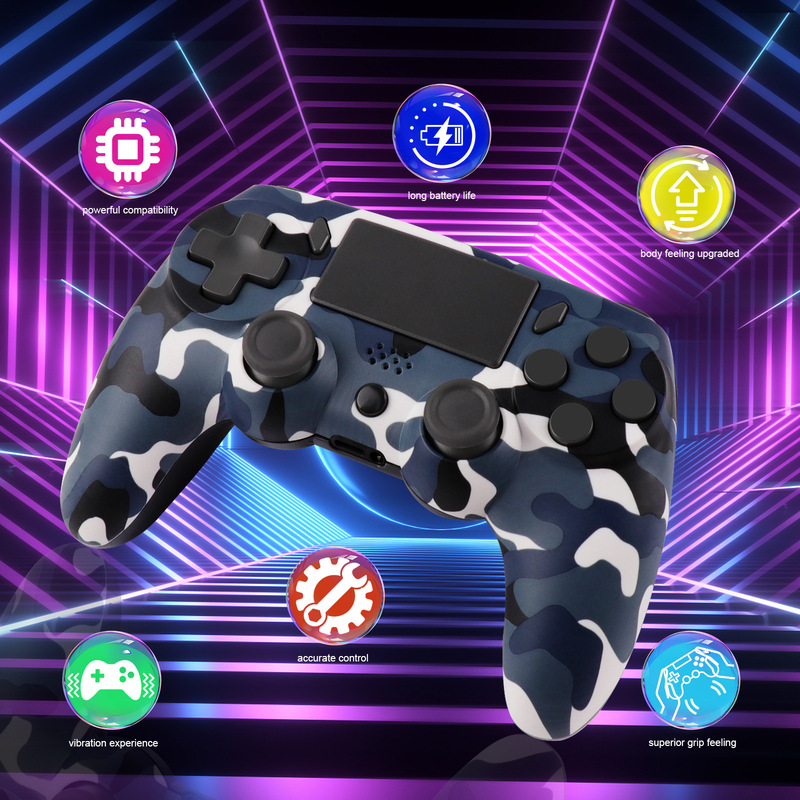 Suitable for PS4 handle PC computer Steam game handle wireless Bluetooth controller with vibration six-axis function