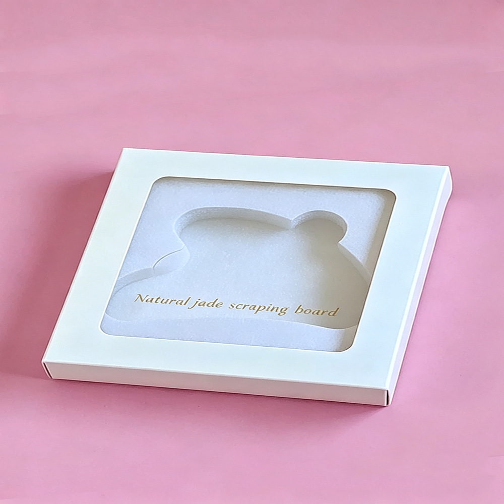 Juego de tres piezas de rodillo de jade natural y tabla de gua sha, dispositivo de belleza para masaje facial, lámina de gua sha facial, fabricante de rodillos de jade