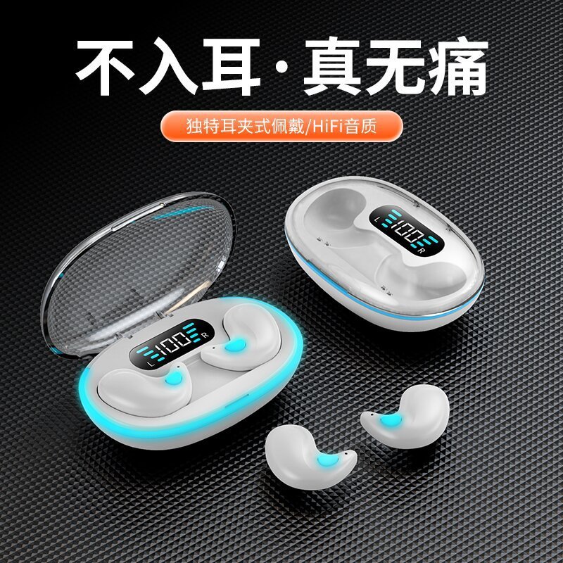 Cross-border explosions X55 private model TWS wireless bluetooth headset ultra-thin convenient sleep headset noise reduction foreign trade explosions