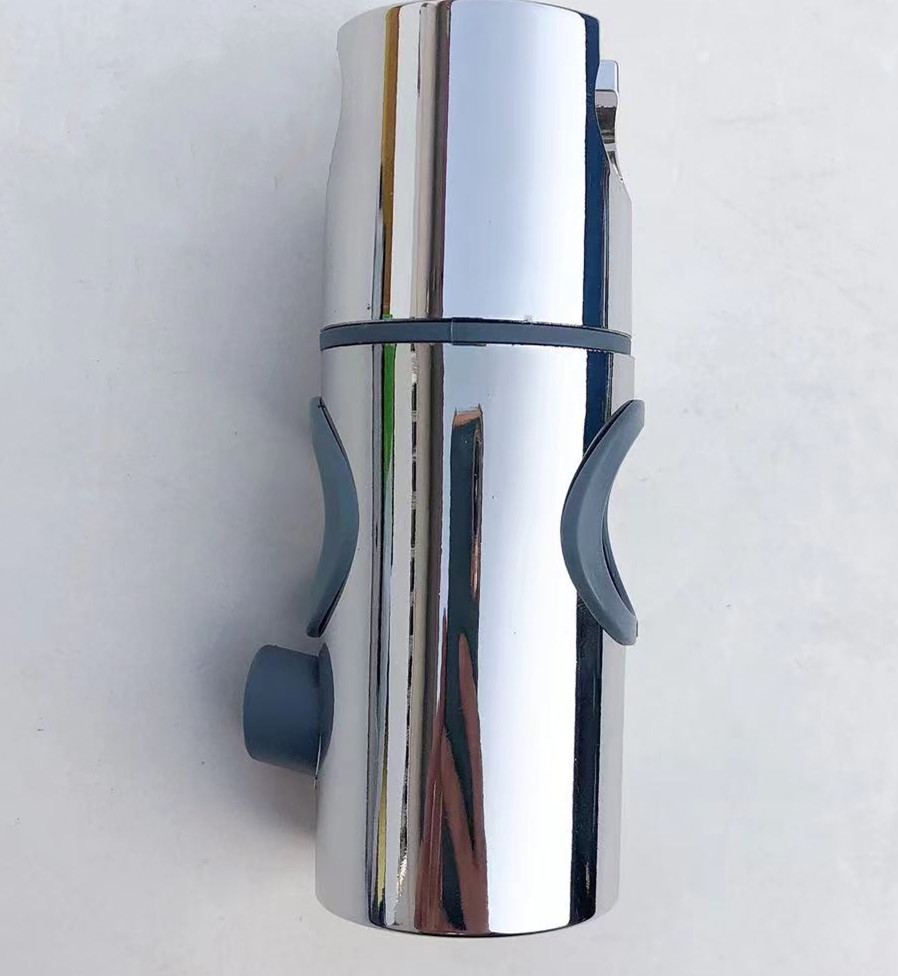 Shower lift rod, sliding sleeve, showerhead seat, plastic round pipe, middle fork, movable bracket, fixed seat, no need for drilling, 24mm Specification drawing