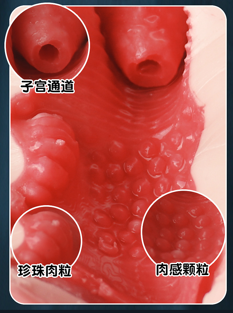 Jiuai Shengjing Yumi Manual Masturbator TPE Realistic Vagina Cup for Men — detail image 11