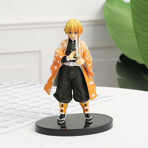 Demon Slayer Figure Animation Peripheral Tanjiro Mizuko My Wife Zenitsu Full Set Ornament Model Gift Toy