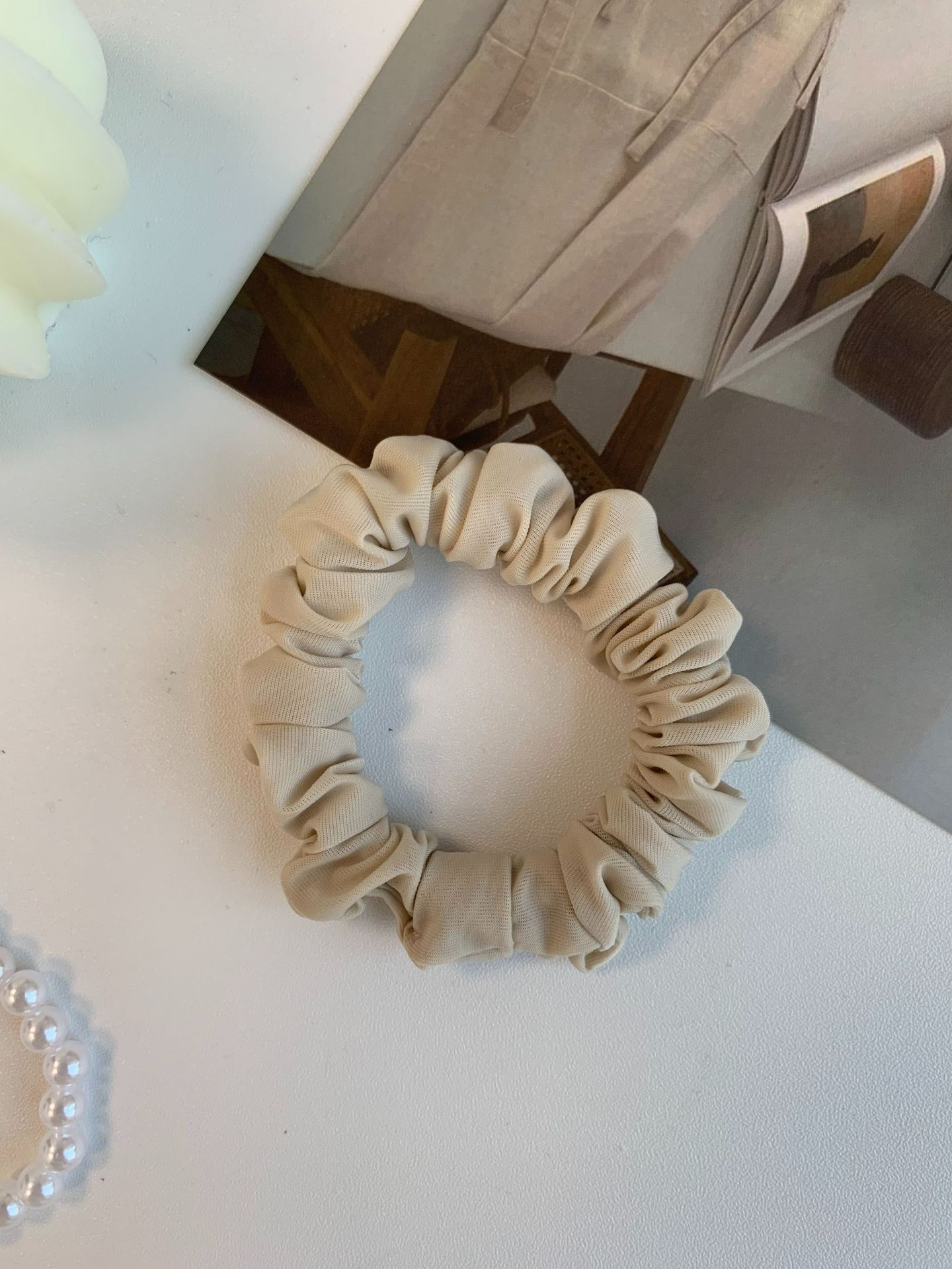 슈퍼 소프트 스몰 사이즈 링 베이지