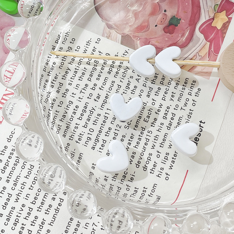 2g Weight Beads Jewelry Making Type 10 * 8mm Jewelry Making Size DIY Jewelry Accessories Classification Hole 1~1.9mm Hole Size 1 Piece Quantity Zinc alloy Material Heart Shape Pattern Stoving Varnish Design Cute Style 1 Piece 10 * 8mm Hole 1~1.9mm Zinc Alloy Heart Shape DIY Jewelry Accessories Beads 6