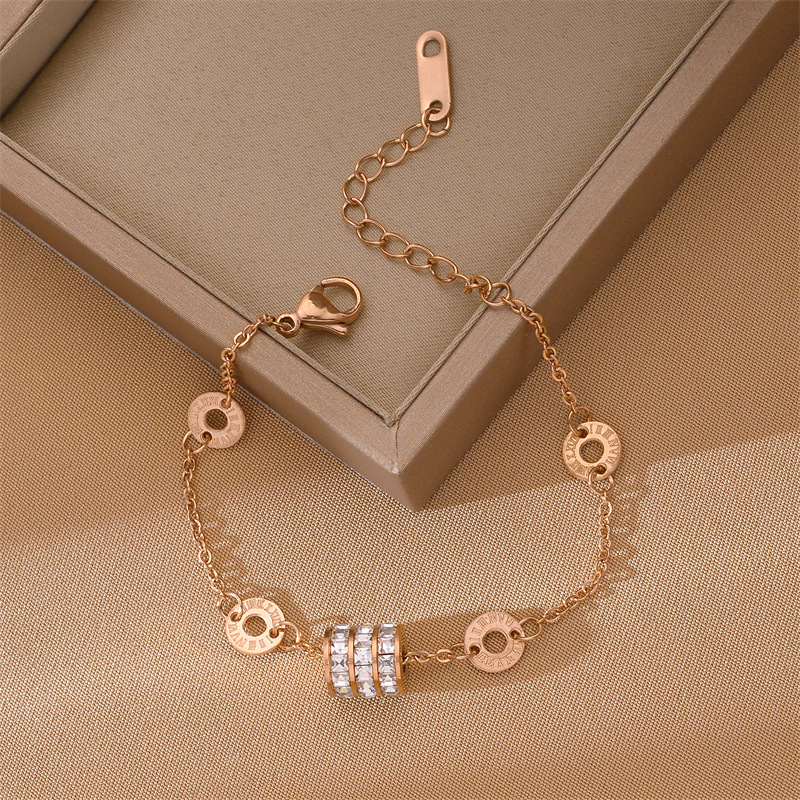 Corea del Sur Dongdaemun moda pulsera de acero de titanio nicho mujer diseño de acero inoxidable sensación de alta calidad joyas de pulsera transfronteriza universal