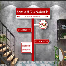 火锅烧烤店墙面装饰品挂画布置网红打卡拍照区餐饮饭馆背景贴壁纸