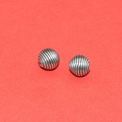 Zərgərlik ara hissələri – Stringing, and Barrel Bead Accessories - one-10mm-round-rotating-bead