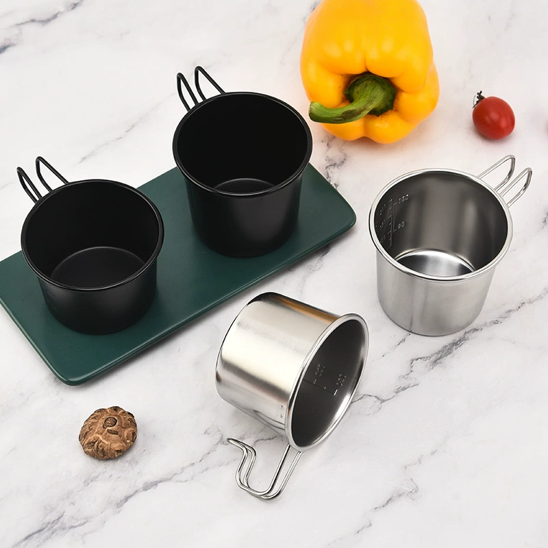 304 нержавеющая сталь титановая снежная чаша наружная роса кемпинг кружка кружка кружка кофе чашка холодный напиток чашка портативная посуда