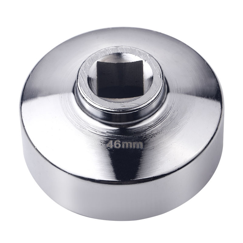 便携式46mm汽车机油滤清器扳手机油滤清器盖扳手重型拆卸套筒工具