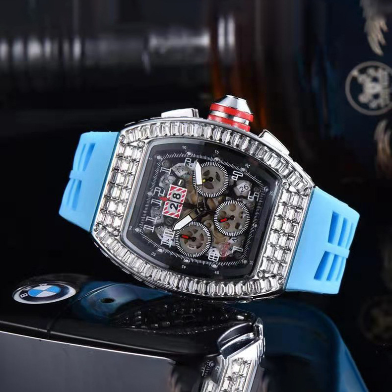 Frank Richard Leuchtende Quartz Chronograph Herrenuhr_voghion.com