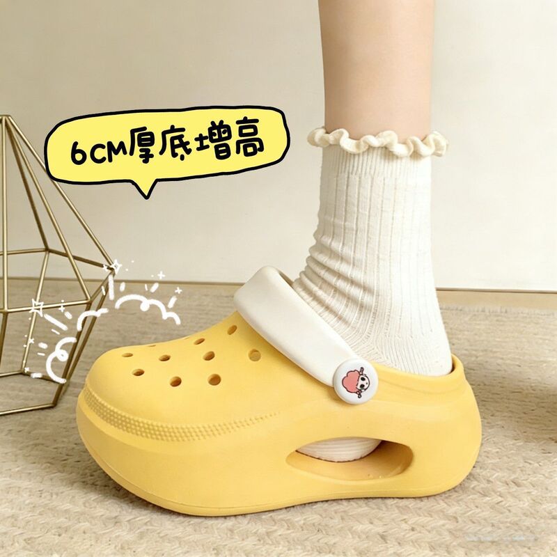 Summer Versatile Soft-Soled Closed-Toe Sandals, Trendy Cute Beach Slippers, 6cm Platform Clogs for Women Summer Versatile Soft-Soled Closed-Toe Sandals, Trendy Cute Beach Slippers, 6cm Platform Clogs for Women