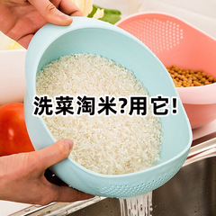 多機能の米を研ぐ器の米を研ぐかごの家庭用の台所は米を洗うたらいを洗って米を洗うたらいを洗うかごをふるいます。