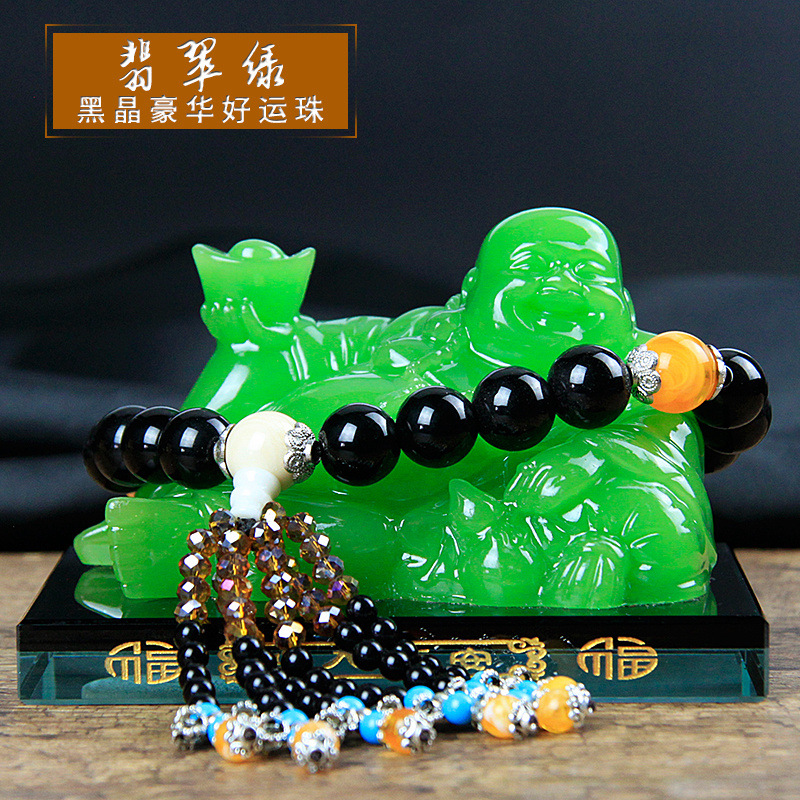 翡翠绿+黑晶