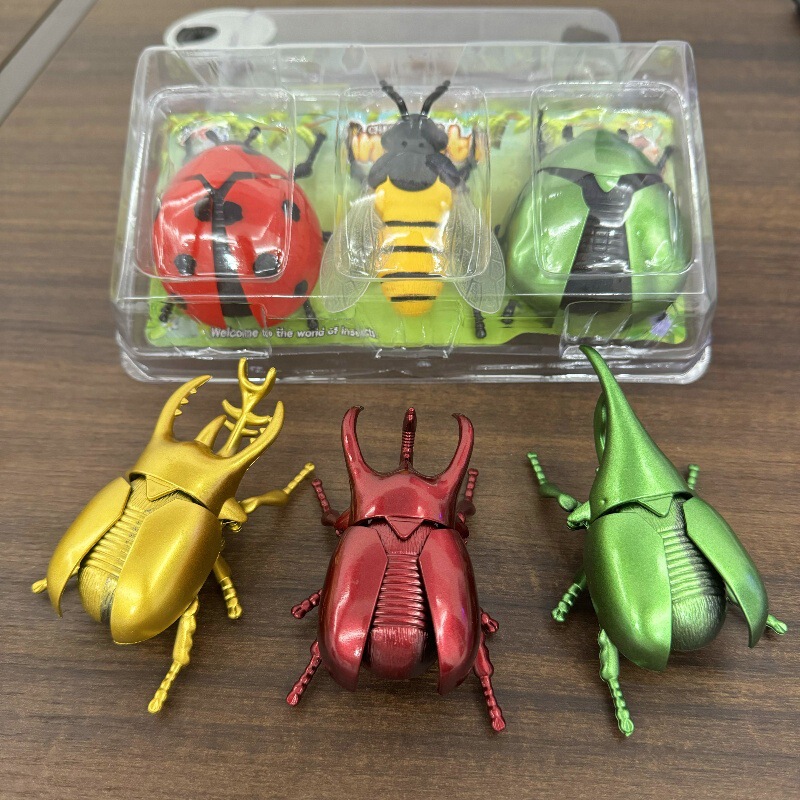 Cross-Border Creative Wind-Up Beetle Children's Model Simulation Beetle Wind-Up Toy New and Unique Insect Trick Toy