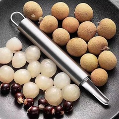 Digging longan meat machine stainless steel fresh longan peeling shell taking meat home use longan lychee fast core removing knife