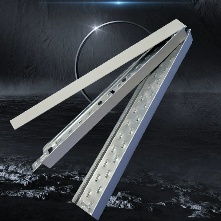 Потолочный Т-образный профиль для гипсокартона, минеральной ваты, с плоской канавкой, легкий, прочный, влагостойкий