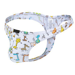 新款 推薦 棉外貿歐碼卡通男士低腰丁字褲 情趣性感男士內褲B173