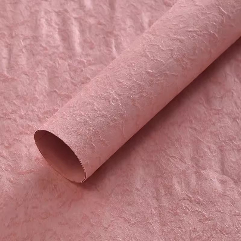 Papel de embalaje de flores teñidas de hierba amor eterno serie de paquetes de flores sólidas textura de papel Dongba floral papel de embalaje de flores