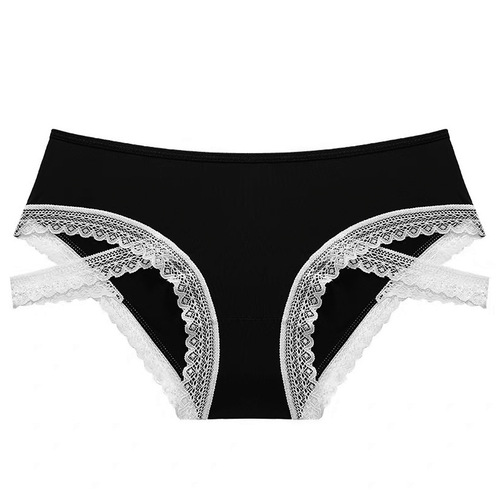 Overbearing female boss Yujie sexy panties for women, seamless ice silk, cool feeling, no crotch triangle, personalized lace trap