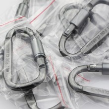 高品质铝合金登山扣 D字形型快挂 加粗挂扣 d形登山扣多功能快挂