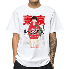 跨境歐美夏季男款帥氣 日漫東京復仇者莫代爾圓領T恤 男女短袖衫