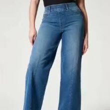 2024亚马逊时尚四面弹针织牛仔宽松舒适弹力牛仔裤舒适面料同款短