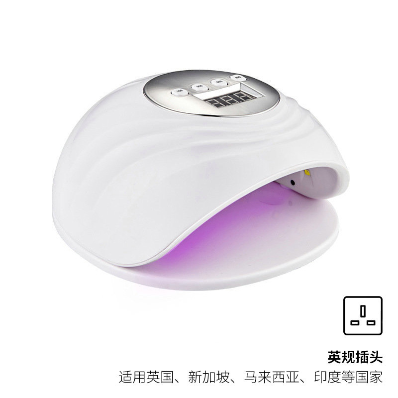 Lámpara de Uñas Transfronteriza F8, Lámpara de Fototerapia Inteligente para Uñas, Lámpara de Curado de Gel para Uñas de Alta Potencia para Salón de Uñas, Fabricante Mayorista