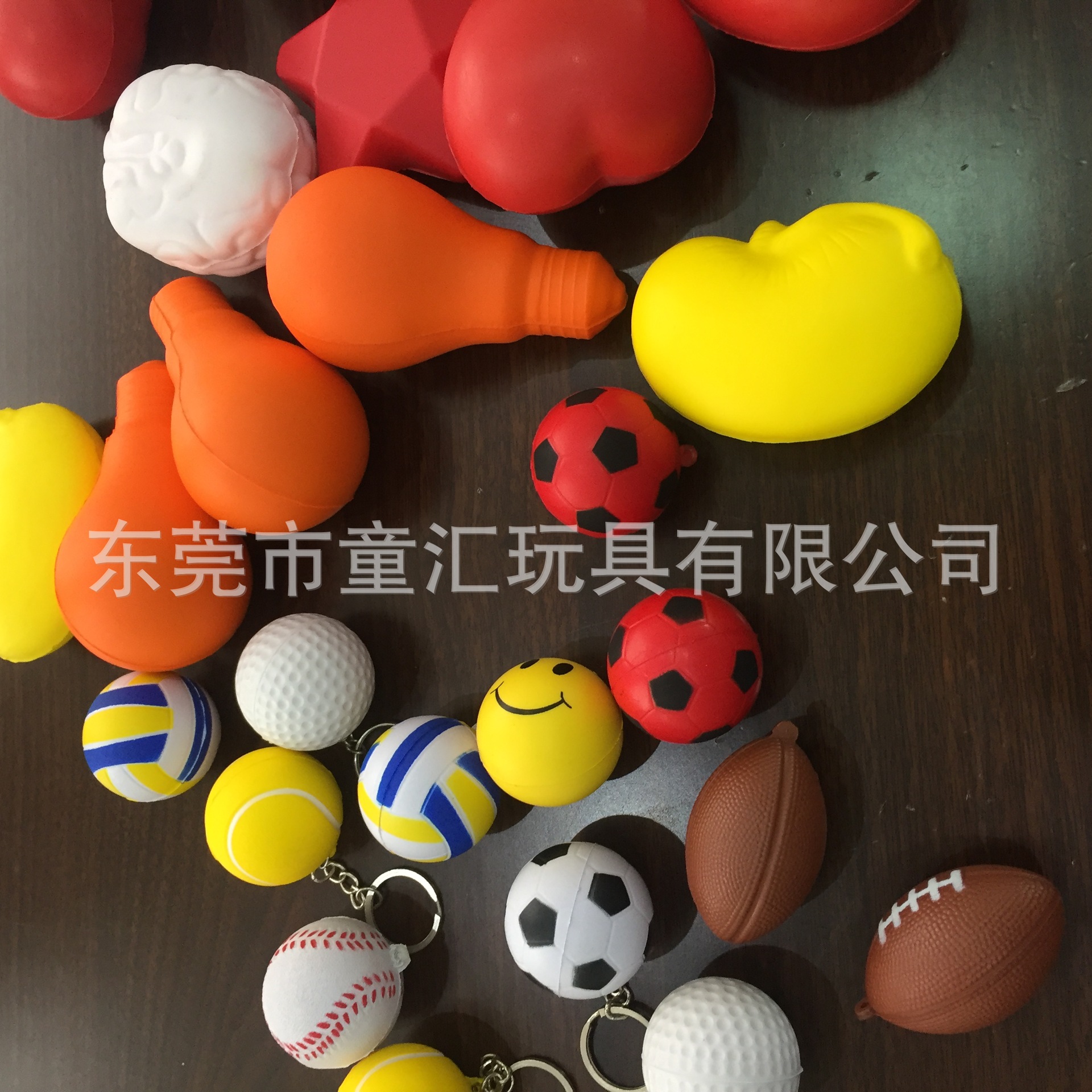 Pu Brain Stress Ball Anti-Stress Grip Rehabilitation Ball American Football