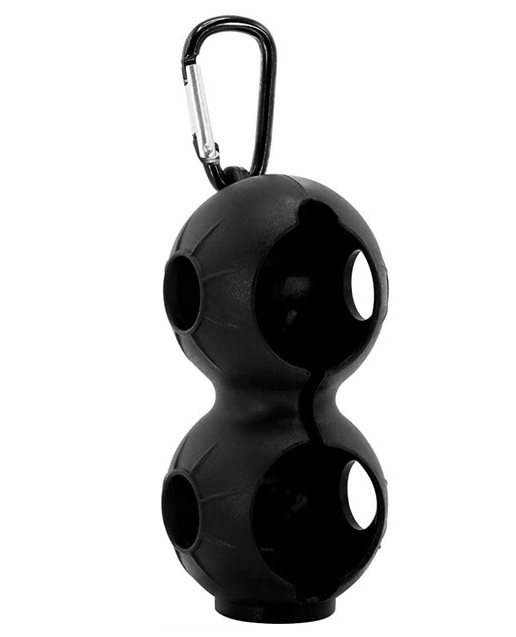 Clip de pelota de golf cubierta de pelota de silicona clip de pelota doble gancho de escalada cubierta protectora accesorios de golf