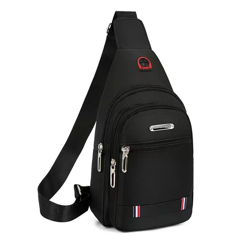 New Fashionable Versatile Waterproof and Wear-Resistant Chest Bag for Men Oxford Cloth Small Backpack Trendy Chest Shoulder Crossbody Bag for Men New Fashionable Versatile Waterproof and Wear-Resistant Chest Bag for Men Oxford Cloth Small Backpack Trendy Chest Shoulder Crossbody Bag for Men