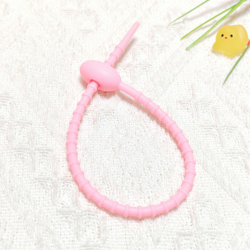 22CM 길이의 실리콘 타이, XQ9046-3 핑크