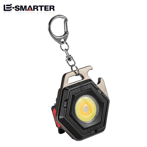 Cross-border ultra-small mini LED light-emitting small flashlight keychain light strong light ultra-light portable flashlight
