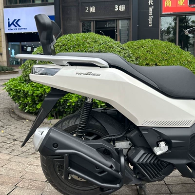 Suitable for Honda NWG150 one-stop modified anti-drop bar motorcycle accessories exhaust bumper bumper (Motorcycle bumper) - black-gv-model-comfortable-backrest-exhaust-bar