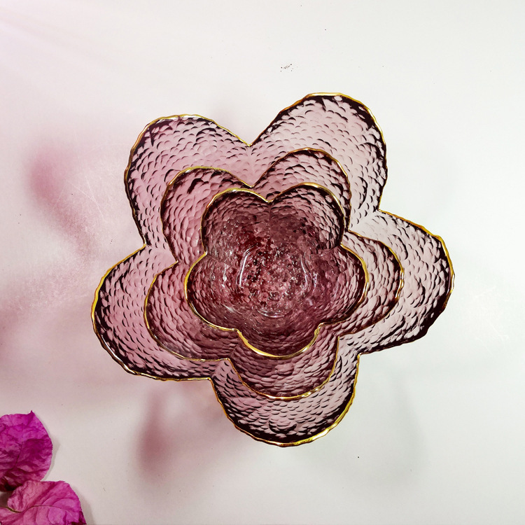 Tazón de postre japonés ensalada tazón de vidrio cuenco de golondrinas de cristal tazón de ensalada de fruta creativa hogar Tazón de sopa Tremella