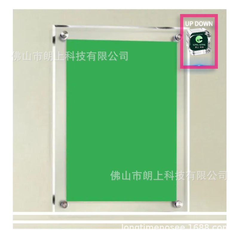 Factory Customized high transparent acrylic wall hanging photo frame wall hanging transparent acrylic poster 3D 3D image Wall