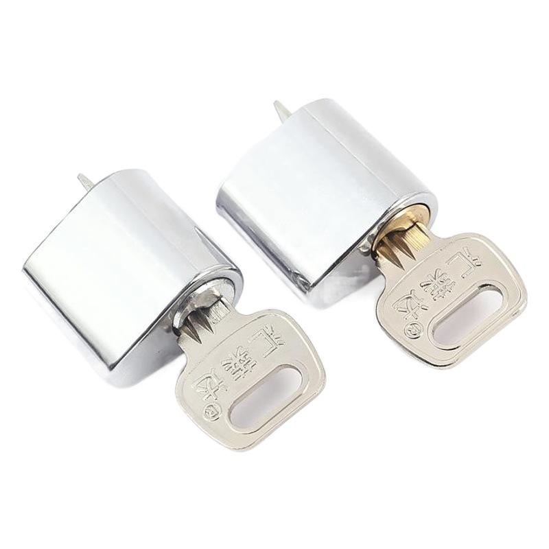 Fireproof Door Lock Cylinder with Copper Core for Fire Doors, Universal Type for Water and Electricity Strong and Weak Wells, Same Lock System